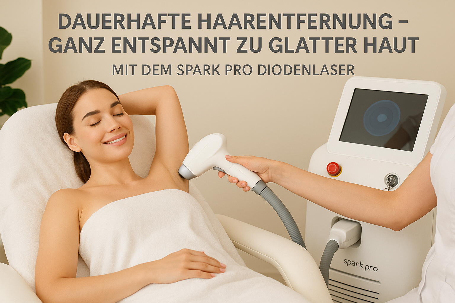 Spark Pro dauerhafte Haarentfernung